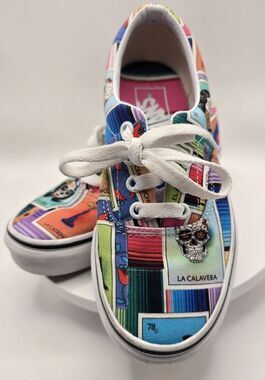 Vans Loteria Era Skate Shoe - Patchwork Multicolor Women's Size  5.0